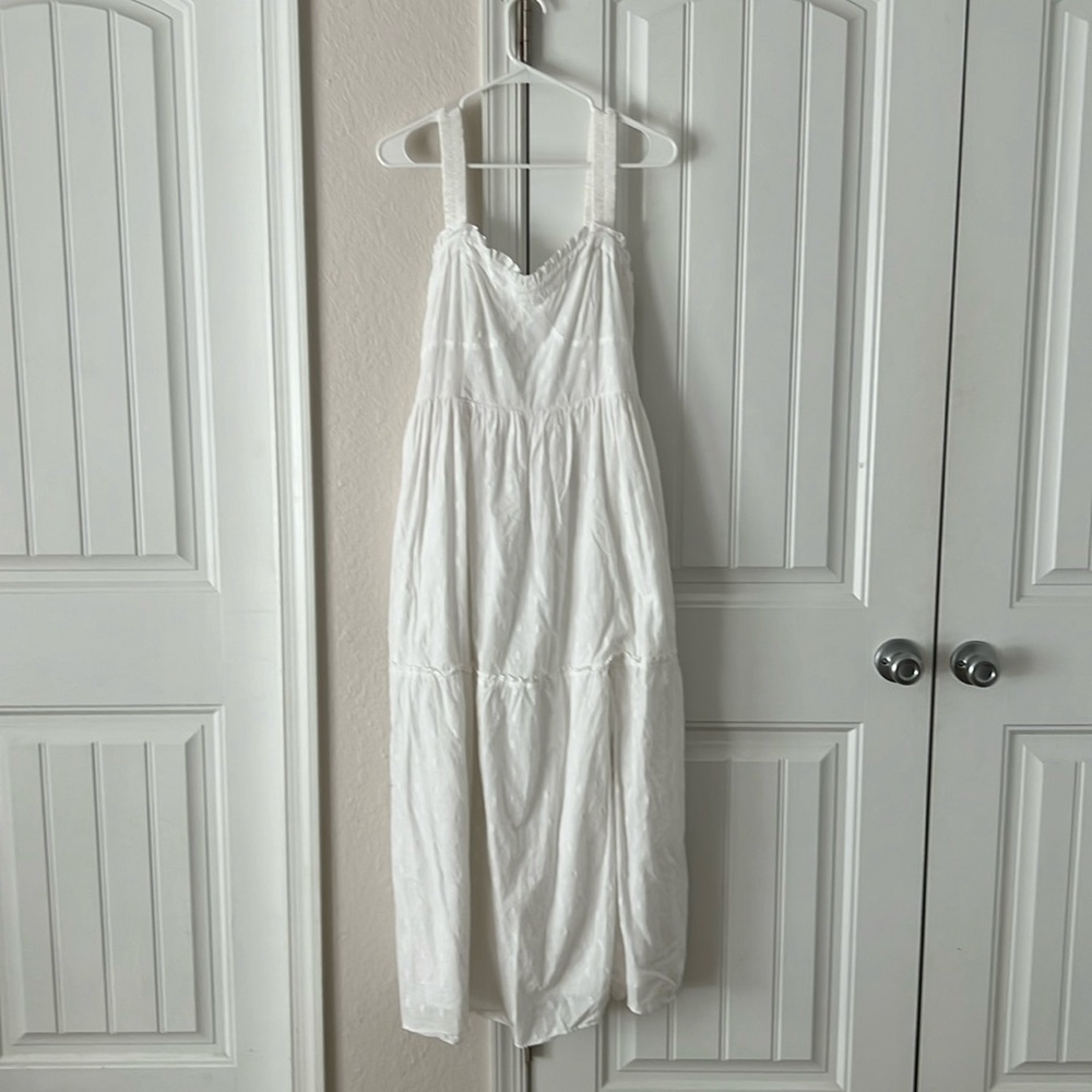 American Eagle white maxi dress